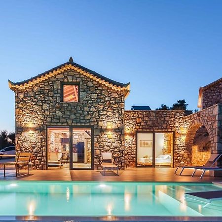 Gerakada Exclusive-Seaview Villa With Private Pool Koroni  Exterior foto
