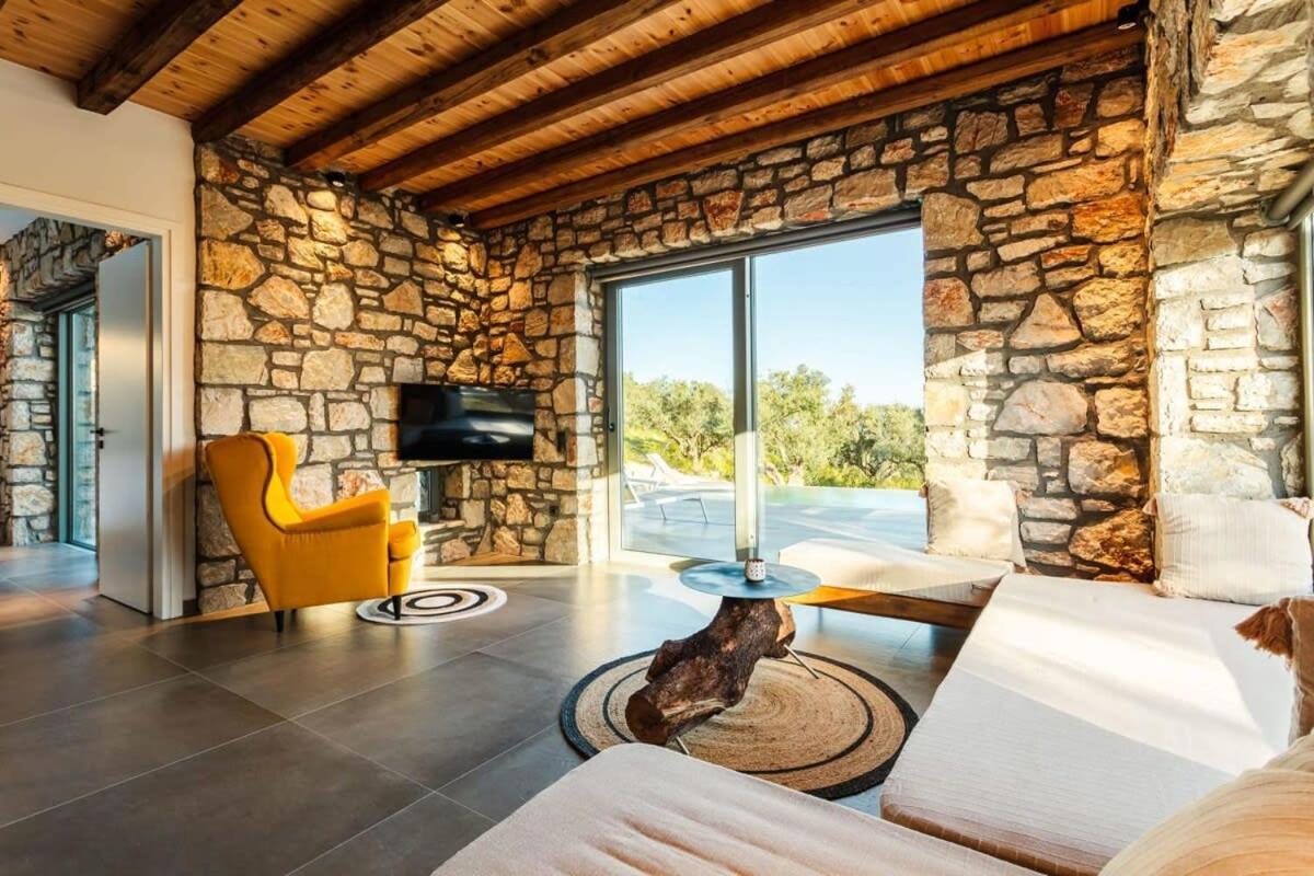 Gerakada Exclusive-Seaview Villa With Private Pool Koroni  Exterior foto