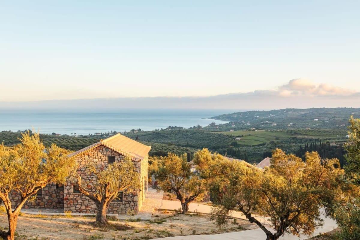 Gerakada Exclusive-Seaview Villa With Private Pool Koroni  Exterior foto