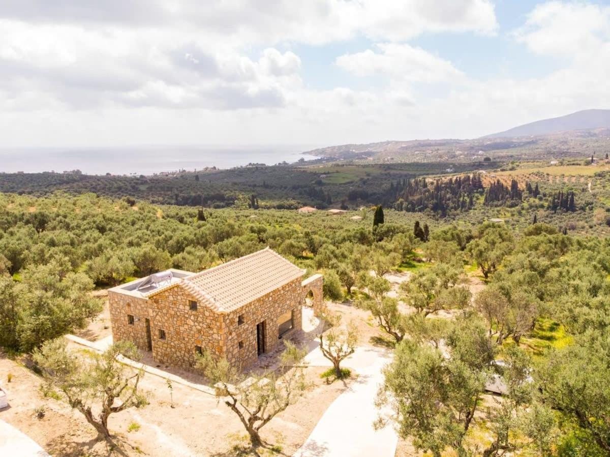 Gerakada Exclusive-Seaview Villa With Private Pool Koroni  Exterior foto
