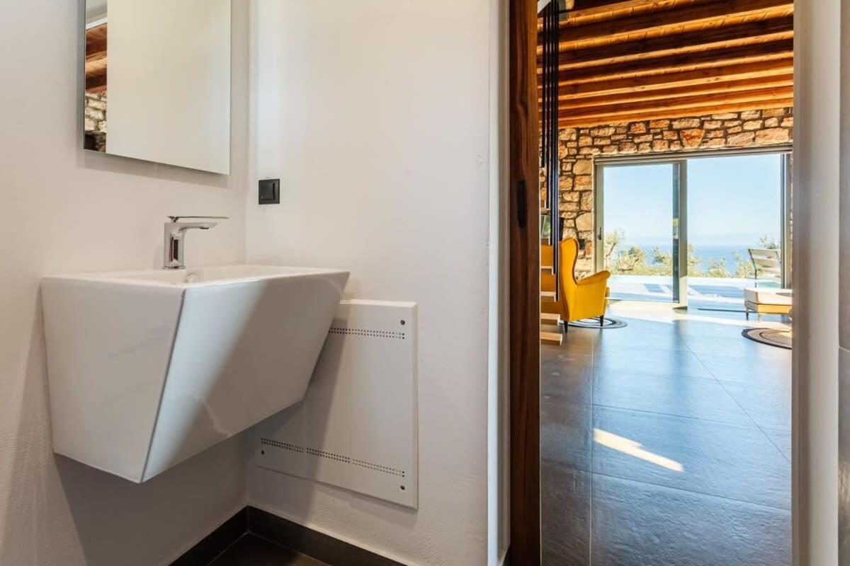 Gerakada Exclusive-Seaview Villa With Private Pool Koroni  Exterior foto