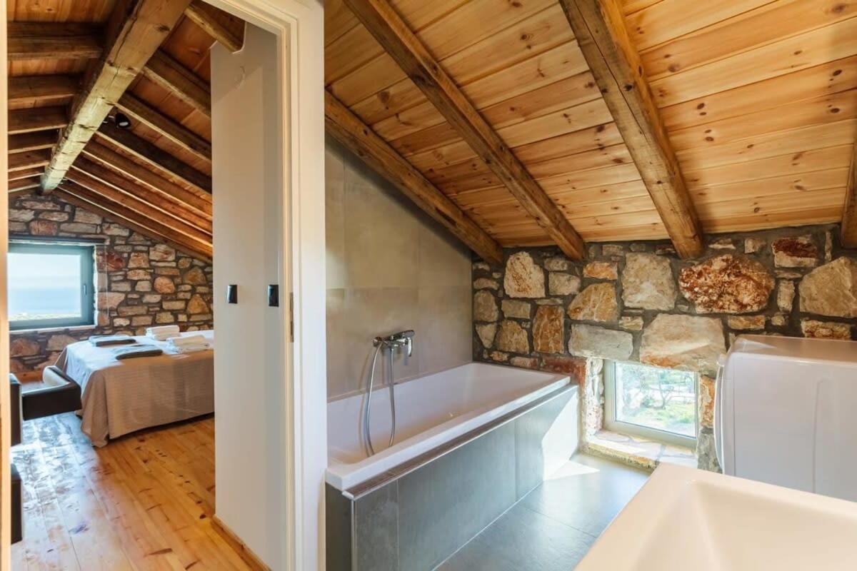 Gerakada Exclusive-Seaview Villa With Private Pool Koroni  Exterior foto