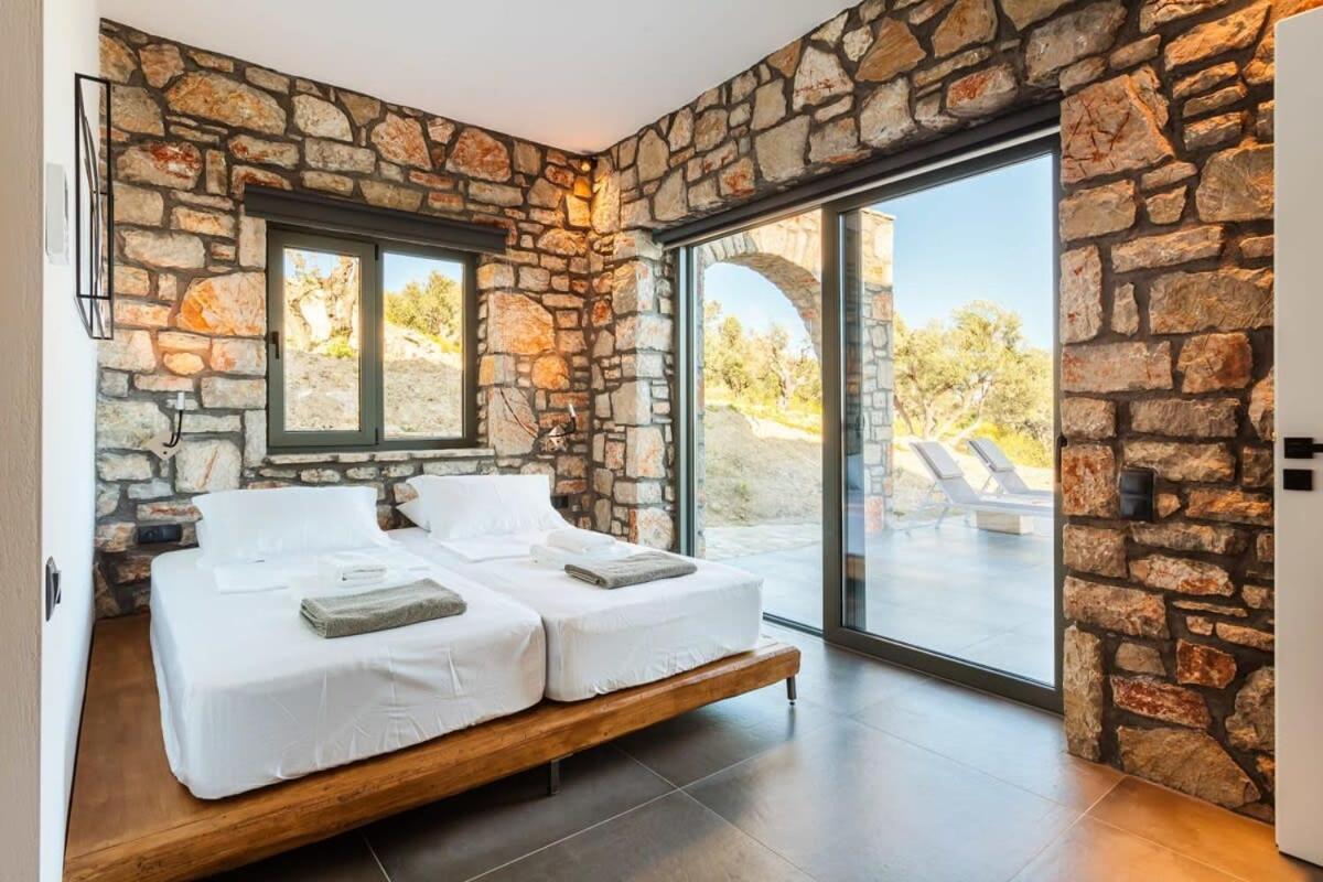 Gerakada Exclusive-Seaview Villa With Private Pool Koroni  Exterior foto