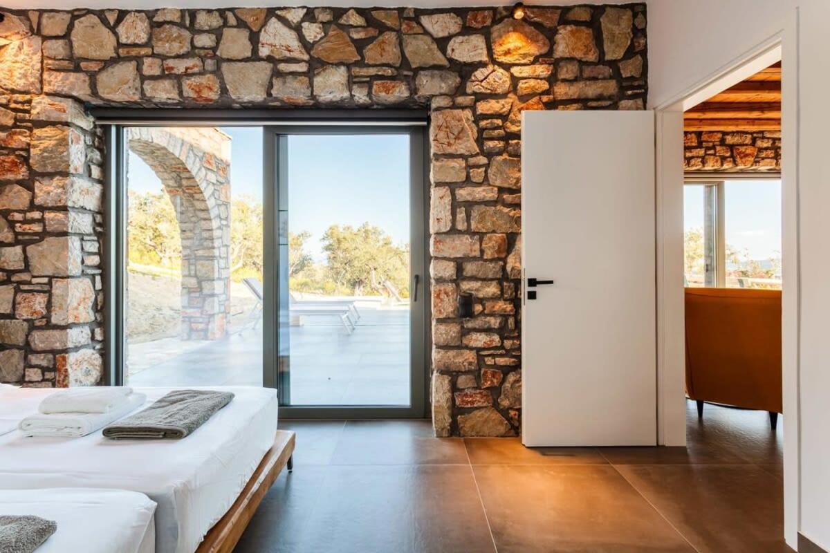 Gerakada Exclusive-Seaview Villa With Private Pool Koroni  Exterior foto