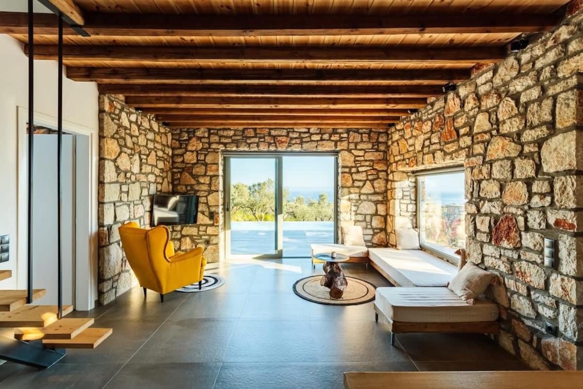 Gerakada Exclusive-Seaview Villa With Private Pool Koroni  Exterior foto